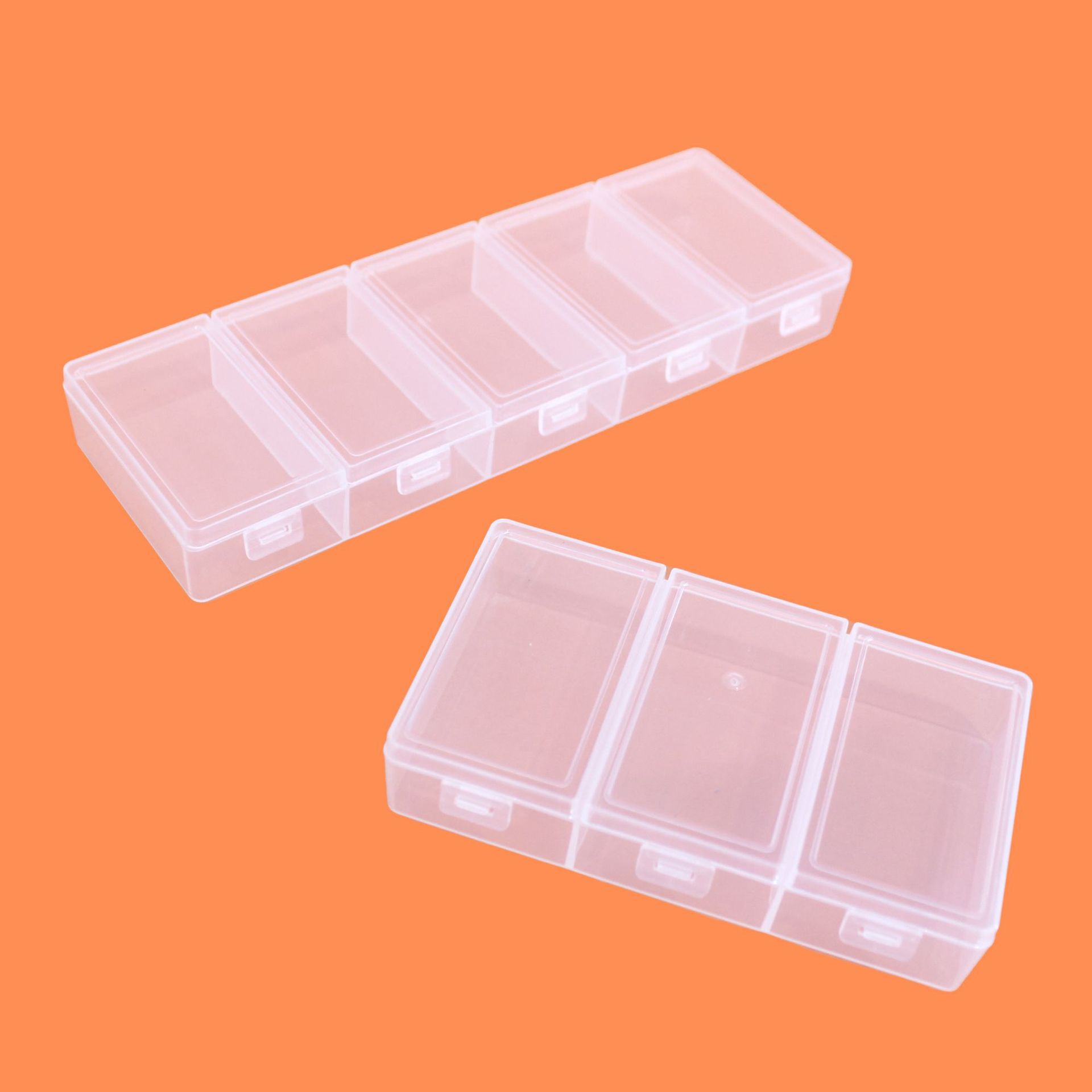 Fishing Equipment Box - Przezroczyste plastikowe pudełko do przechowywania z