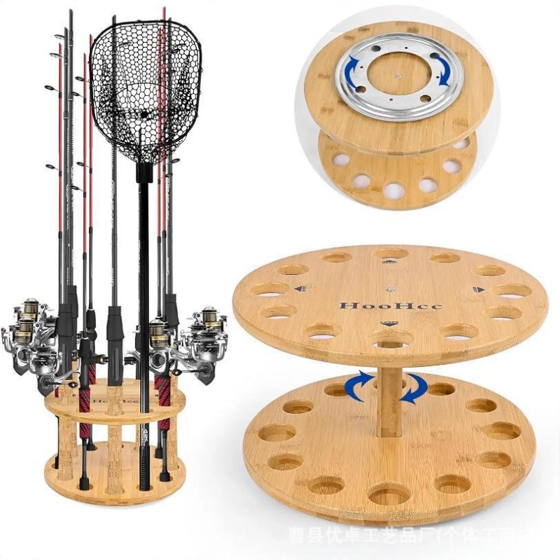 Fishing Rod Pod - Okrągły, obrotowy stojak na wędki z