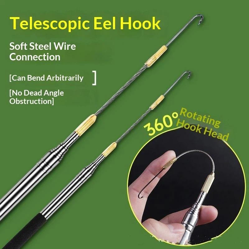 Saltwater Fishing Hook - Teleskopowy haczyk do połowu węgorzy z