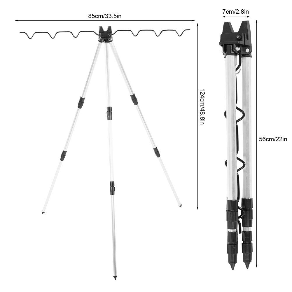 Stojaki na wędki, wielofunkcyj – Fishing Rod Pod recenzja i cena