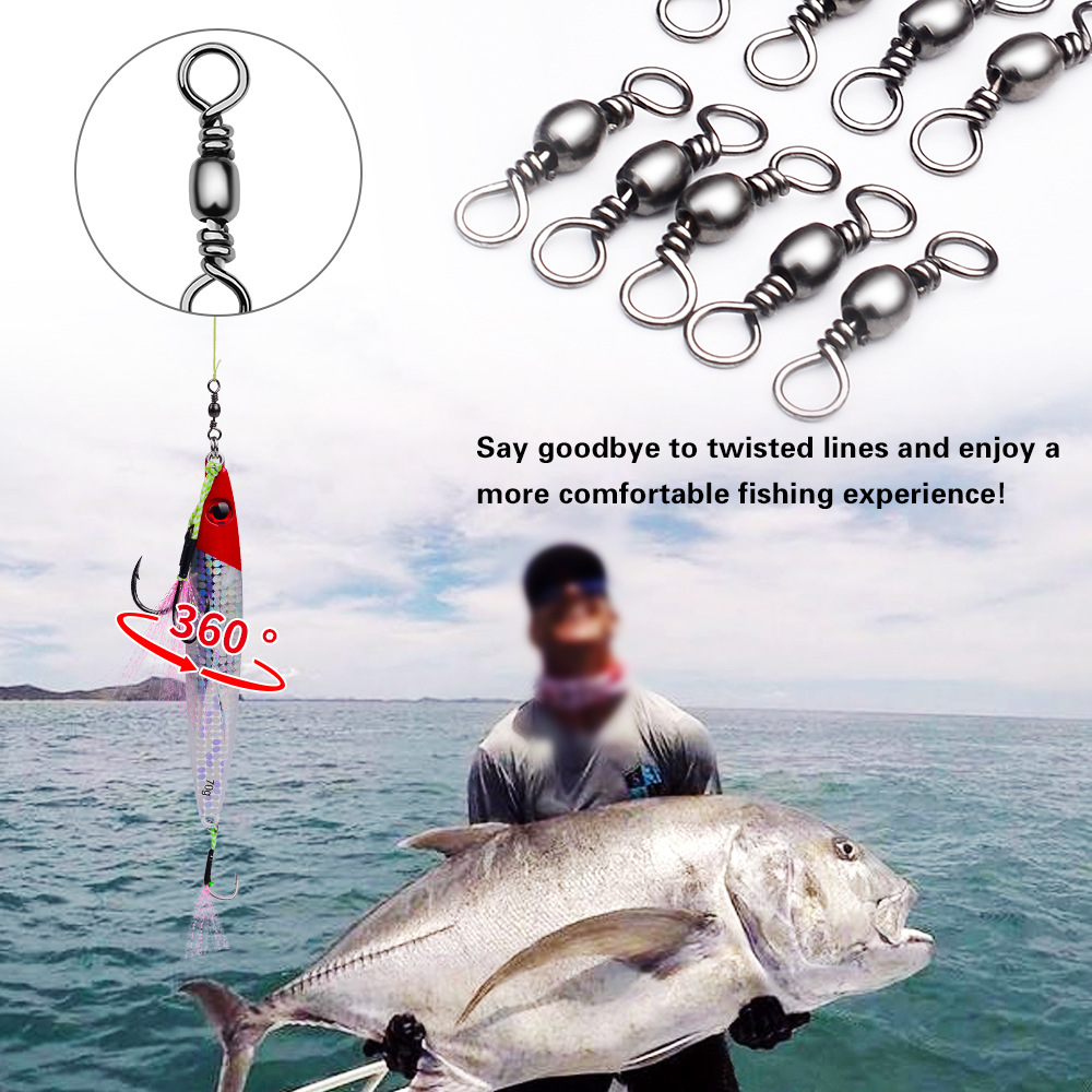 100 sztuk krętliki wędkarskie  – Saltwater Fishing Hook recenzja i cena
