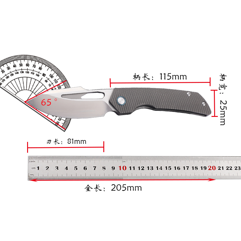 Nowy nóż składany z tytanową r – Fishing Equipment Kitchener recenzja i cena