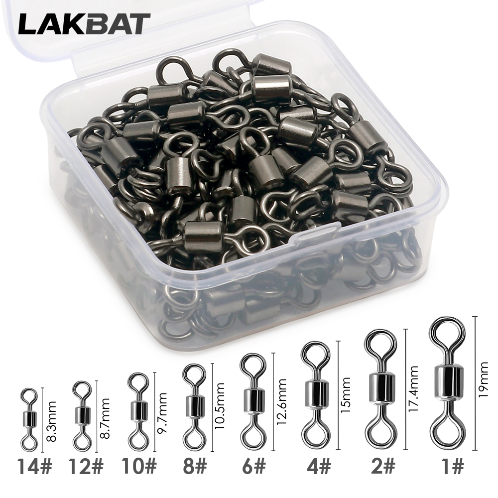 100 SZT. Stalowe Krętliki Wędk – Fishing Equipment Box recenzja i cena
