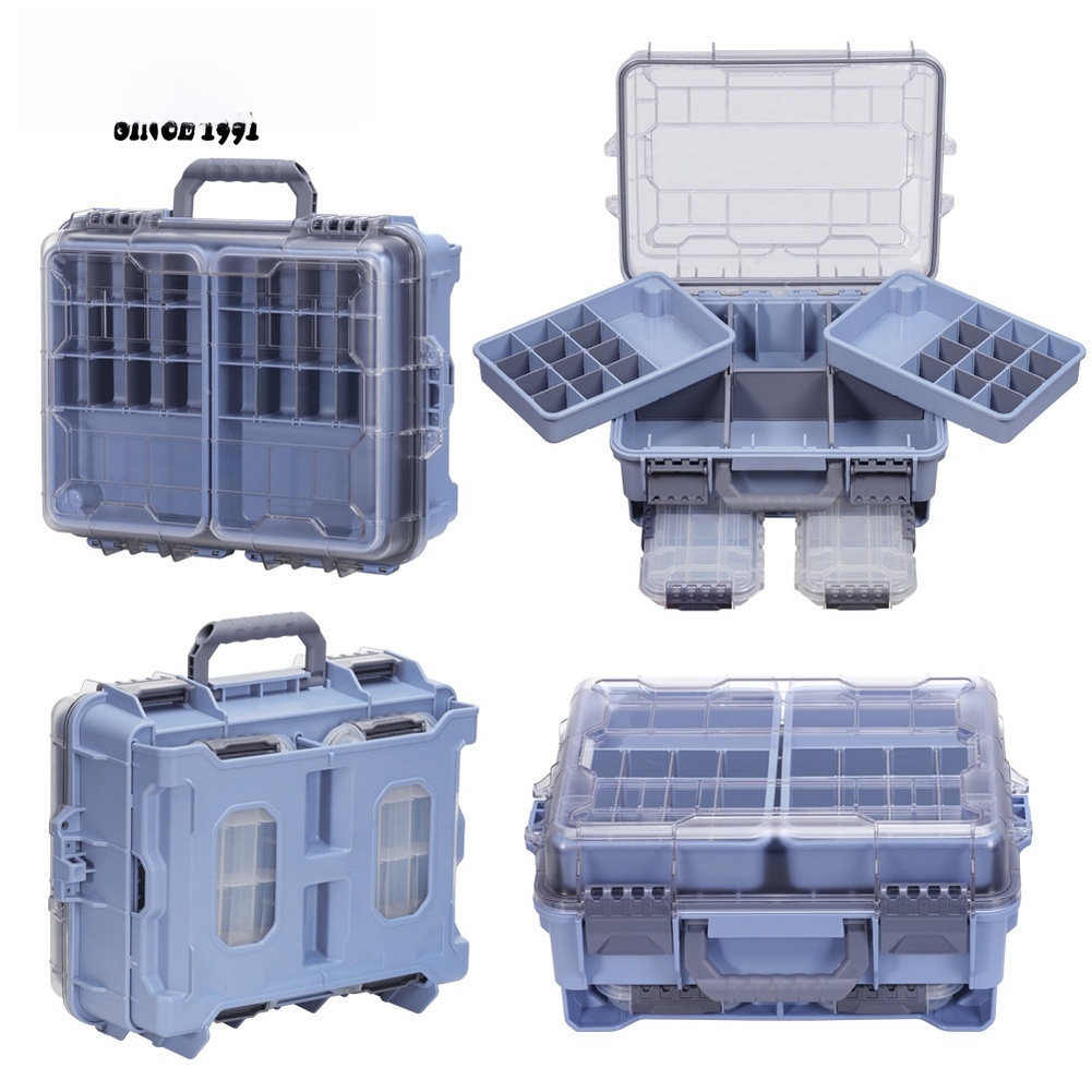 1 szt. Wodoodporne, dwuwarstwo – Fishing Equipment Box recenzja i cena