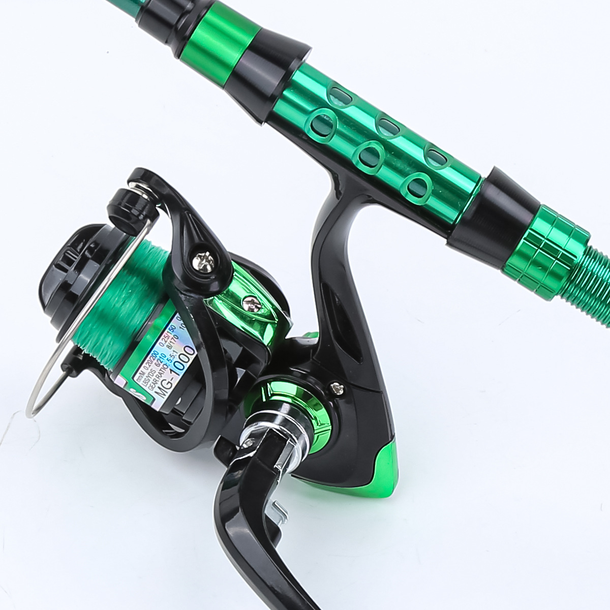 1.8-metrowy zielony teleskopow – Fishing Equipment Box recenzja i cena