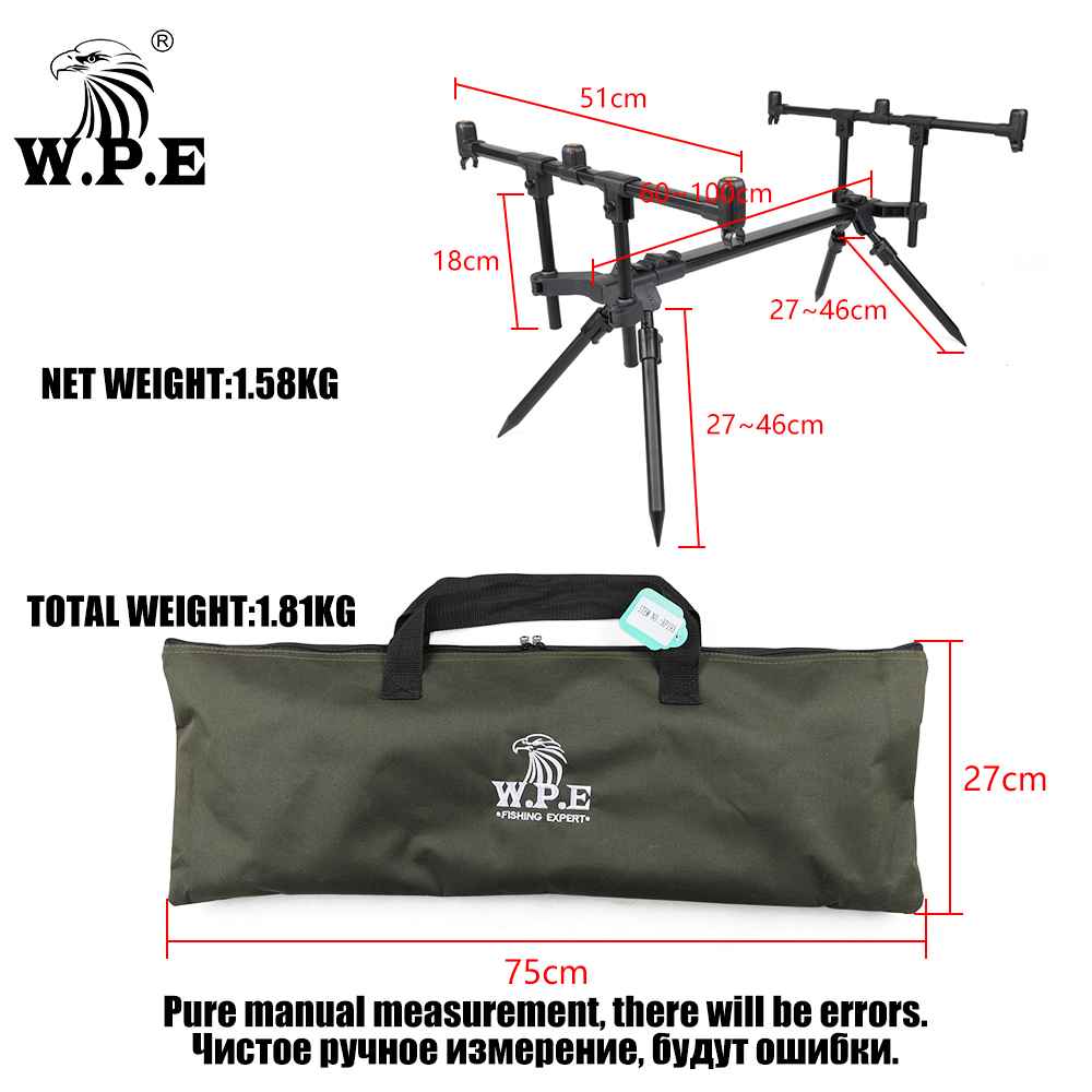 W.P.E Uchwyt na wędkę karpiową – Fishing Rod Pod recenzja i cena