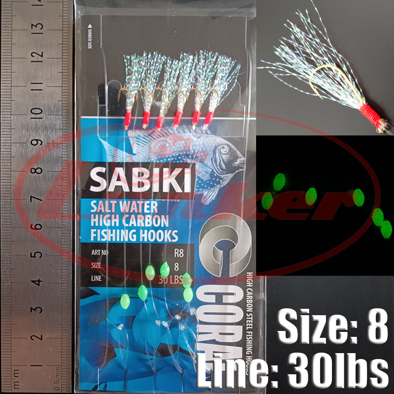 Haczyki Lunker Sabiki Rig świe – Saltwater Fishing Hook recenzja i cena
