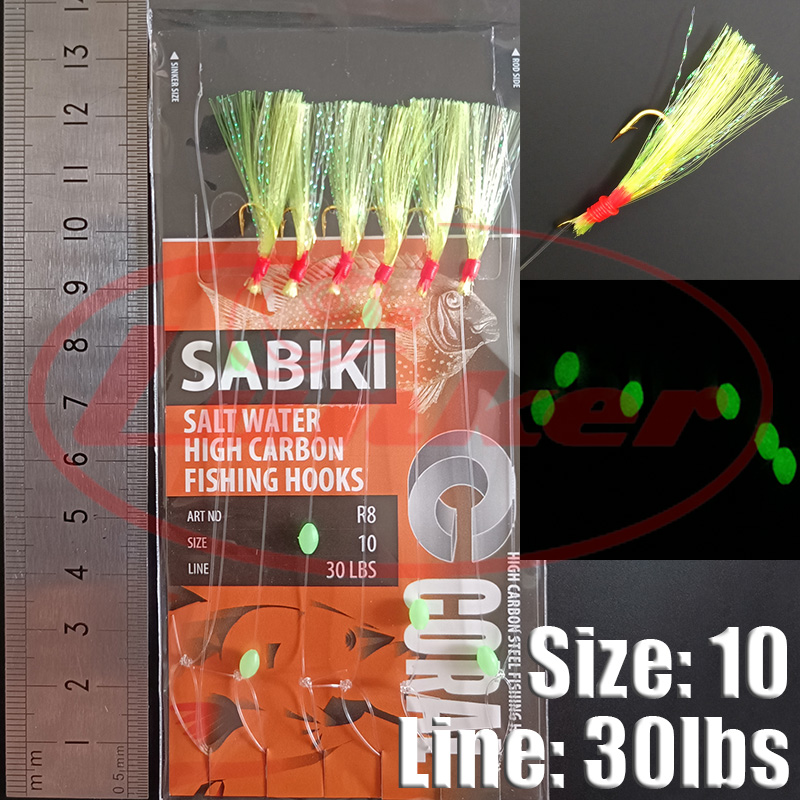 Haczyki Lunker Sabiki Rig świe – Saltwater Fishing Hook recenzja i cena